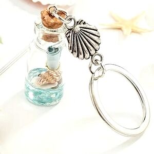 Message-in-a-Bottle Keychain/Purse Charm, NWT